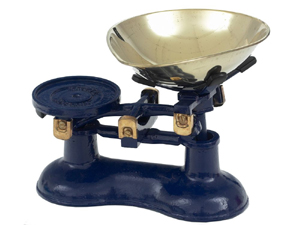 Traditional weighing scales